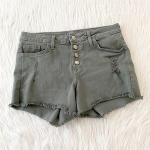 Just USA Green Jean Short